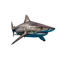 Portrait of a shark whole body  PNG