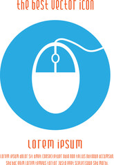 Computer mouse vector icon eps 10.