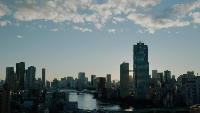 東京, リバー, 川, 隅田川, 夜景, サンセット, 夜明け, ネオン, 都心, 川沿い, 臨海, 夕日, 夜, シティ,建物,東京タワー,スカイツリー,浅草,京都