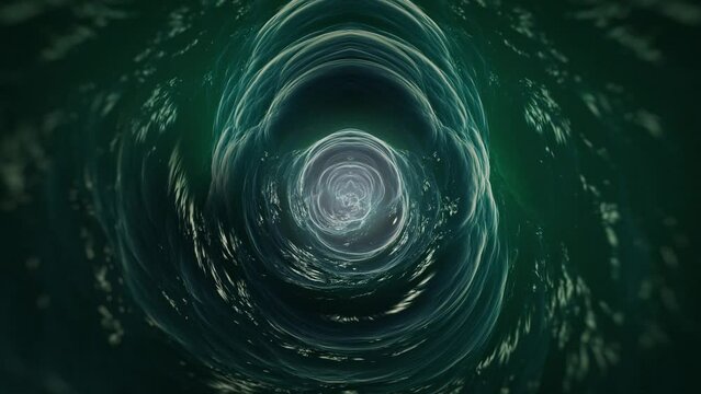 Ocean water vortex VJ seamless loop animation
