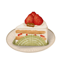 Strawberry cake