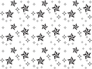 Seamless star pattern. Stars seamless pattern. Seamless pattern with star in sky
