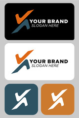 logo and icons set X