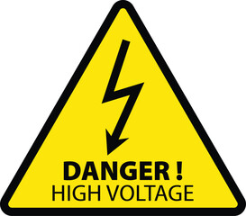 high voltage danger sign