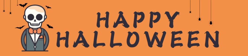 Halloween Mr. Skull image portfolio illustration