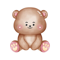 Bear watercolor