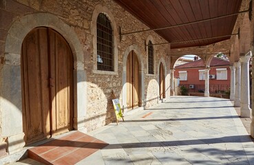 The Church of the Taxiarchs in Ayvalik, Turkey, a historic 19th century church, now a museum