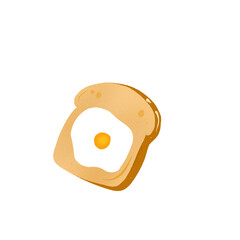 fried egg on toast