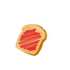 Strawberry toast