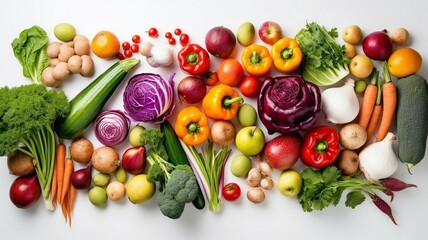 A collection of various vegetables Generative AI