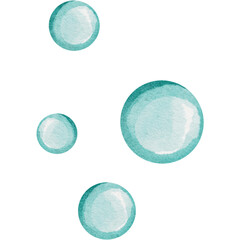 Bubble watercolor