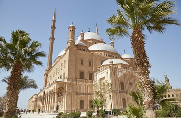 The elaborate Cairo Citadel established by Saladin, home to numerous prominent mosques - obrazy, fototapety, plakaty