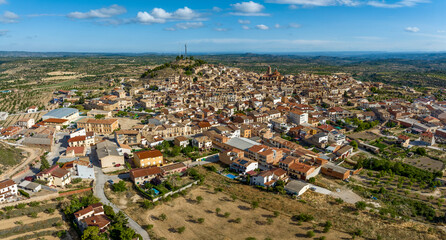 The town of Calaceite, in the province of Teruel, Aragon, Spain.