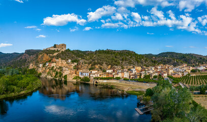 Fototapeta na wymiar Miravet, small town in Tarragona Catalonia Spain