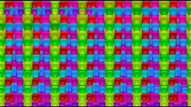 Bright vivid flourish repeating pattern