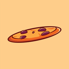 Cookie vector, Single Cookie Cartoon