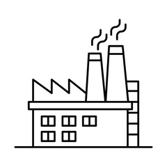 Factory building icon