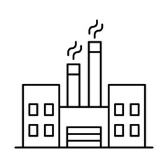 Factory building icon
