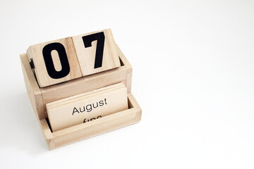 Seventh Of August Perpetual Calendar