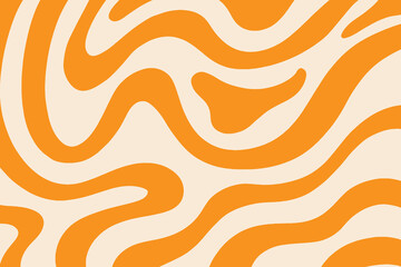 Retro Marble Background, Groovy 70s Wavy Pattern
