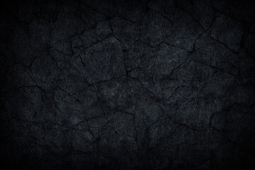 black gray dark slate stone crack background or texture