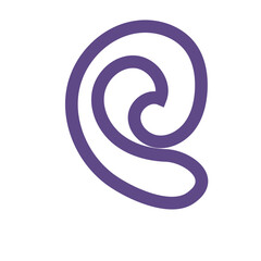 Fototapeta premium Colourful Abstract Outline