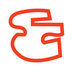 Colourful Abstract Outline