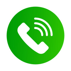 Calling icon. Call icon. Telephone reception. Vector.