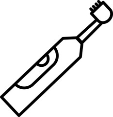 Electric toothbrush icon.  PNG, transparency.