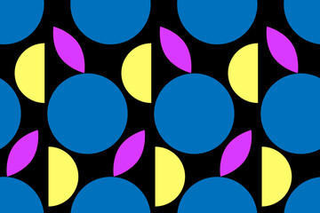 Nice, bright colors and stylish summer, exotic, tropical CITRUS. SEAMLESS VECTOR PATTERN FOR FASHION, DESIGN AND DECORATION.