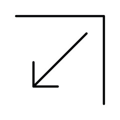 Arrow Icon in trendy flat style isolated on grey background. Arrow symbol for your web site design, logo, app, UI. Vector illustration