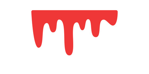 Blood dripping. Liquid ink dripping. sweet honey