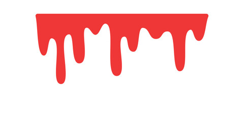 Blood dripping. Liquid ink dripping. sweet honey