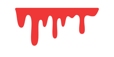 Blood dripping. Liquid ink dripping. sweet honey