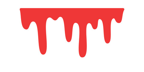 Blood dripping. Liquid ink dripping. sweet honey