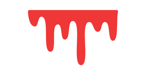 Blood dripping. Liquid ink dripping. sweet honey