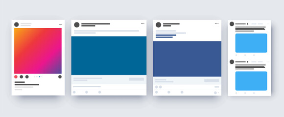 Social Media Interface Account Template Presentation