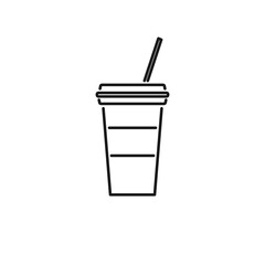 Soda icon. Illustration on transparent background