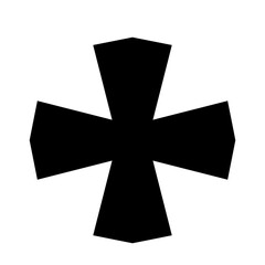 Templar cross religious symbol.