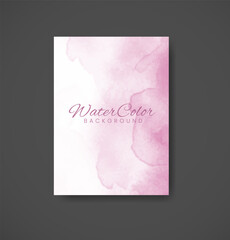 Naklejka na ściany i meble Cards with watercolor background. Design for your cover, date, postcard, banner, logo.