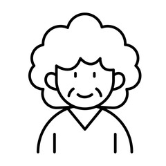 Grand mother icon