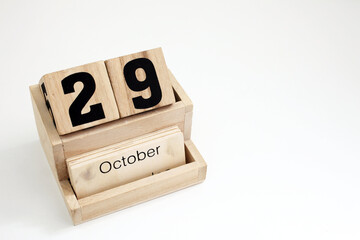 Twenty-ninth Of October Perpetual Calendar © Bennphoto