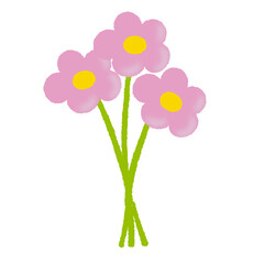 Flower flower’s colorful Stickers minimalist nature plant garden jars object elements icon 