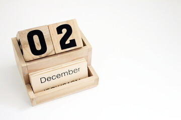 Second Of December Perpetual Calendar