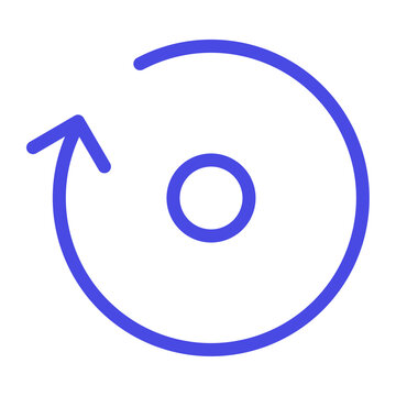 blue arrow symbol