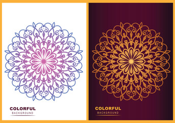 Luxury mandala illustration element with golden arabesque floral . Unique Arabic Islamic east style. Mandala for print, fabric, birthday card, frame, wedding card, flyer , cover etc.