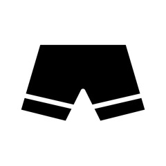 Shorts icon vector. Swimming trunks illustration sign. Briefs symbol ro logo. 