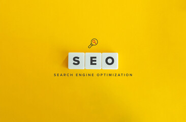 SEO (Search Engine Optimization) Banner and Concept Image.