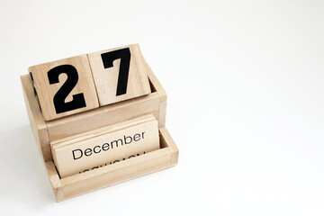 Twenty-seventh Of December Perpetual Calendar