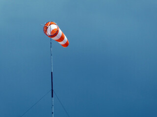 Windsack am Flugplatz